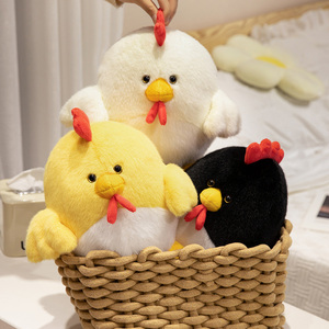 Venta al por mayor de pollo muñeco de peluche personalizado juguetes niños gallina animal de peluche de juguete para regalos - Product Image 3