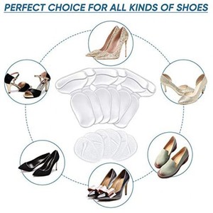 Heel Cushion Inserts and Metatarsal Pads for Women, 3 Pairs Heel Grips and 3 Pairs Ball of Foot Cushions, Silicone Shoe Pads - Product Image 4