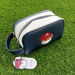 Sac de voyage extérieur brodé personnalisé en usine, double couche en PU, étanche avec fermeture éclair, pour <span class=keywords><strong>le</strong></span> <span class=keywords><strong>golf</strong></span>, la mode et <span class=keywords><strong>le</strong></span> rangement de cosmétiques - Product Image 4