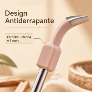 Paille à yerba maté colorée réutilisable en acier inoxydable 304 avec embout filtrant - Product Image 3