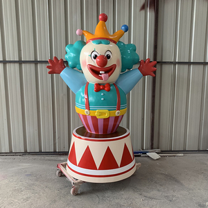 Sillas de Fibra de Vidrio para Exteriores, Bonito Diseño de Dibujos Animados, Payaso, Parque, <span class=keywords><strong>Joker</strong></span>, Estatua, Decoración, Novedad, Halloween - Product Image 4