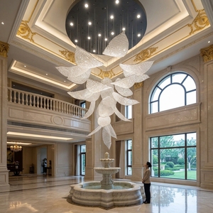 Lampadario LED di Lusso Personalizzato a Forma di Farfalla in Cristallo, Luce Bianca Calda, Colore Personalizzabile, Dimmerabile, Garanzia di 2 Anni, Alto CRI 90 per Casa - Product Image 3