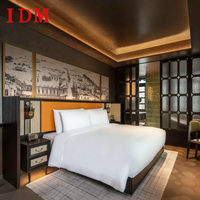 IDM Modernes Massivholz Umweltfreundliches Hotel-Schlafzimmer-Set 5-Sterne Luxus-Apartments Villen - Maßgefertigter Hersteller Komplettprojekt