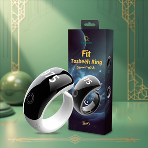 Anillo Zikr, contador electrónico de tasbih, anillo inteligente con control por aplicación, reloj despertador con alarma Azan, regalo musulmán SQ668 - Product Image 3