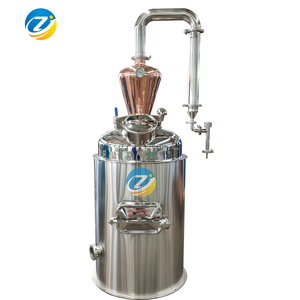 Noyau de <span class=keywords><strong>distillerie</strong></span> d'<span class=keywords><strong>huile</strong></span> <span class=keywords><strong>essentielle</strong></span> de tête de distillation de cuivre 150L comprenant des alambics de reflux de roulement de moteur de pompe à vendre - Product Image 1