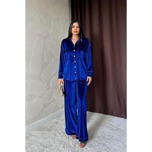 Conjuntos de Trajes para Mujer al por Mayor con Detalles de Terciopelo y Diseño de Maceta - Product Image 6