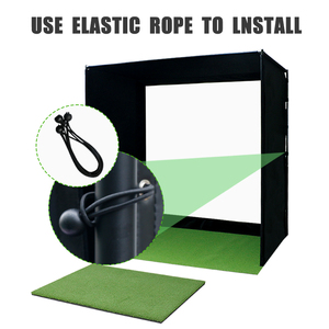 อุปกรณ์ฝึกซ้อมกอล์ฟในร่ม Pro Golf Indoor Box Sim Space Golf พร้อมจอรับแรงกระแทกสำหรับการฝึกซ้อม - Product Image 3