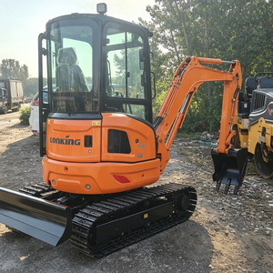Mini-excavatrice hydraulique compacte CDM6025 à chenilles, à queue courte, pour travaux de paysagisme, jardinage et agriculture, directement de l'usine. - Product Image 3