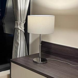 Santacole Diana Table Lamp Spanish Retro Style Minimalist Chinese Modern Design for Bedroom <b>Reading</b> AC Power Supply - Product Image 5