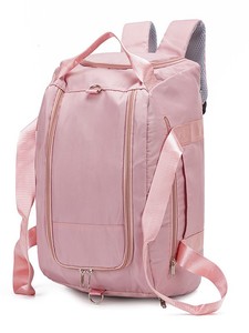 Custom Logo Lightweight Dry Wet Separation Gym Yoga Bag Women Large Capacity Crossbody Shoulder Travel Bag with <b>Trolley</b> Sleeve - Product Image 6