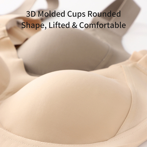 Reggiseno Femminile all'Ingrosso, Taglia Grande per Seno Abbondante, Stile Quotidiano, Comodo Push-up Senza Cuciture per Donne - Product Image 4
