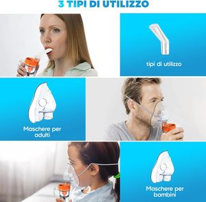 Mesin <span class=keywords><strong>Nebulizer</strong></span> portabel kompresor bayi, <span class=keywords><strong>Nebulizer</strong></span> Digital Inhalator untuk perawatan pernapasan - Product Image 5