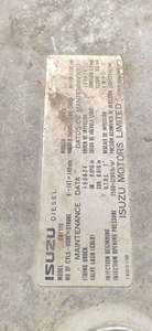 Motor diésel usado Original de alta calidad 6WF1 para montaje de motor de maquinaria de ingeniería ISUZU con excelentes condiciones a la venta - Product Image 5