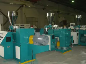 Automatic Twin Screw Extruder Machine For PVC WPC Compounding In Manufacturing Plants New Condition