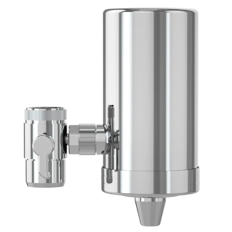 7043 Stainless-Steel Faucet Water Filter Carbon Block Water Filtration System