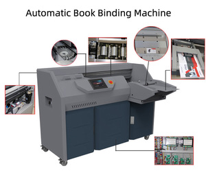 Machine à relier électrique à colle thermofusible pour livres à couverture rigide A3 A4 avec collage latéral - Product Image 3