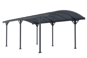 Couverture <span class=keywords><strong>de</strong></span> terrasse extérieure 6mm-8mm Pergola Carport <span class=keywords><strong>pour</strong></span> voiture simple avec panneau en polycarbonate <span class=keywords><strong>pour</strong></span> l'ombre Gouttières d'eau complètes - Product Image 3