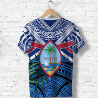 Dropshipping kaus desain Rugby Guam Pria harga rendah s kaus cetak kustom kualitas tinggi pria ukuran besar