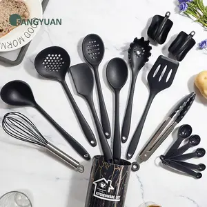 New arrival 18pcs kitchenware accessories measuring tools gloves silicone cooking utensils kitchen set de cuisine wholesale