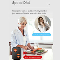 Ancianos V51 GPS GSM 4G Tracker Tarjeta Sim más pequeña Dispositivo de monitoreo para niños con botón SOS y navegación GPS para espía de mascotas