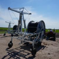 Enrouleur de tuyau d'irrigation nouvellement lancé en 2025, enrouleur de tuyau à turbine hydraulique pour les fermes agricoles