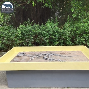 Zigong Blue Lizard di alta qualità di dimensioni originali Dinosaur Dig Animatronic Dnosaur Fossil scavo - Product Image 4