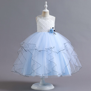 Vestido de princesa para niñas, falda tutú amarilla, disfraz para actuación en escenario, para niños, otoño 2022 - Product Image 2