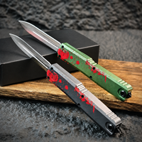 Couteau de poche pliant tactique UT Outbreak pour le camping en plein air, la chasse, la survie, en acier inoxydable 8Cr13MoV, manche en aluminium aéronautique, EDC
