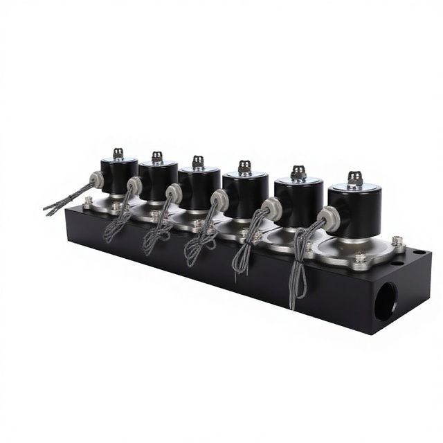 Alahot Large Aperture 4-position Intelligent Control Irrigation Solenoid Valve Diaphragm Structure Pneumatic for Water Air App