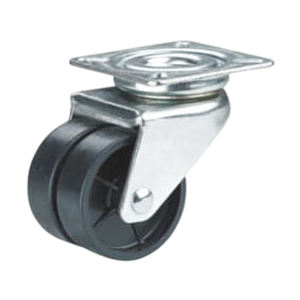 Manufacturer Wholesale Industrial Twin Wheel Caster New Product Caster With Plain Bearing - Product Image 4
