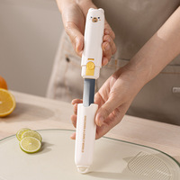 Huismerk Ecologisch Plastic Schilmesje Creatief Dubbelzijdig Multifunctioneel Schilmesje 2-in-1