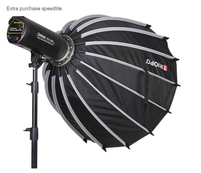 Triopo Softbox  KP120m Deep Parabloic Softbox with Grids