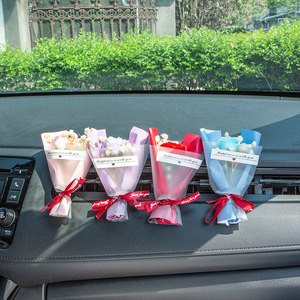 Diffuseur de parfum pour voiture en forme de fleur, désodorisant automobile Gypsophila, parfum pour grille d'aération, accessoires intérieurs automobiles - Product Image 2