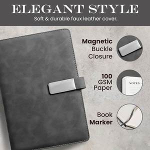 Wholesale Cheap Imitation Leather Souvenir Gift <b>Notepad</b> with Custom LOGO <b>A5</b> <b>Notepad</b> Metal Buckle Notebook with Custom LOGO - Product Image 2
