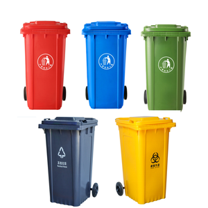Poubelles en plastique <span class=keywords><strong>de</strong></span> 100L/120L/160L/240L avec logos personnalisables, équipées <span class=keywords><strong>de</strong></span> roues, adaptées à une utilisation en extérieur et en rue - Product Image 2