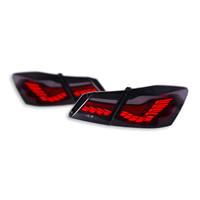 Led Tail Lights for Accord 2014-2015 9th Taillight Dragon-scale Led Taillights With Sequential Turn Signals