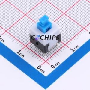 HX 8-8 WS Push Button Switch DIP Switch Double Pole Double Throw No Lock Rectangle Plunger Through Hole - Product Image 1