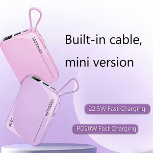 Batería Externa Portátil Mini <span class=keywords><strong>de</strong></span> 10,000mAh con Carga Súper Rápida PD <span class=keywords><strong>de</strong></span> 20W, Cable Integrado y Pantalla Digital, Superventas - Product Image 5
