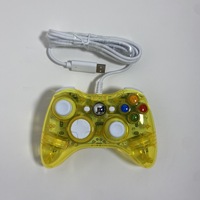 Controles de Juego con Cable Transparentes al por Mayor con Vibración, Plug and Play para Xbox 360 y PC