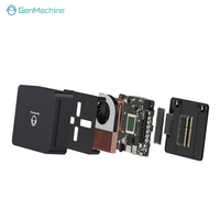 GenMachine Nouvelle station de jeu compacte, sortie 4K, carte graphique Vega, Ryzen 5 6600H, 16 Go de mémoire LPDDR5, SSD 1 To, mini PC à double ventilateur