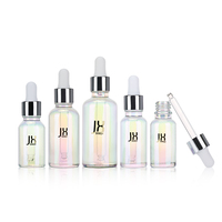 Paquet en gros 5ml 10ml 15ml 20ml 30ml 50ml 100ml compte-gouttes en verre huile essentielle bouteille cosmétique emballage conteneur
