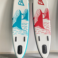 2025 vente chaude baleine bleue meilleure vente debout paddleboards YOGA SUP planche à pagaie gonflable pour le surf