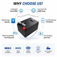 Paquete de Baterías de Litio LiFePO4 OEM de 72V 20Ah-200Ah con BMS Inteligente y Bluetooth para Vehículos Eléctricos, Scooters, Motocicletas y Triciclos