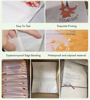 Sacs en papier glassine écologiques pour l'emballage de sous-vêtements et de lingerie, translucides, taille personnalisée, fournisseur direct en gros