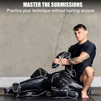 Rouser Fitness Sac de frappe en forme humaine en PU, sac de sable d'entraînement pour MMA, boxe, grappling, kickboxing, usage intensif pour salle de sport