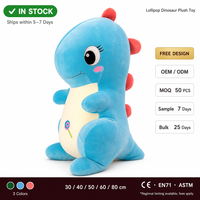 Peluche Dinosaure Assis Personnalisée en Gros, 3 Couleurs, Jouet Doux en Peluche, Coussin Anti-Stress, Cadeau d'Entreprise, Usine OEM/ODM