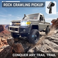 MN82 PRO Version Améliorée Camionnette RC à l'échelle 1/12 2.4G 4x4 Tout-Terrain Télécommandé Crawler Pick-up SUV Jouet Voiture LED MENTORS