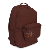 Sac à dos à couches en néoprène personnalisé SMETA avec sac banane, sac de voyage pour bébé avec poches isothermes