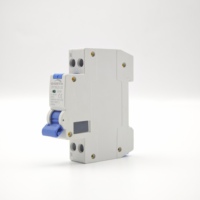 Interruptor Diferencial RCBO Tipo B 1P+N 30MA, Interruptor de Corriente Residual de Plástico con Protección Contra Sobrecorriente y Fugas