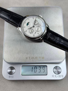 Reloj mecánico para hombre de alta calidad, reloj de negocios multifuncional con calendario perpetuo en oro rosa. - Product Image 4